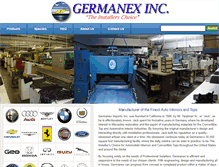 Tablet Screenshot of germanexinc.com